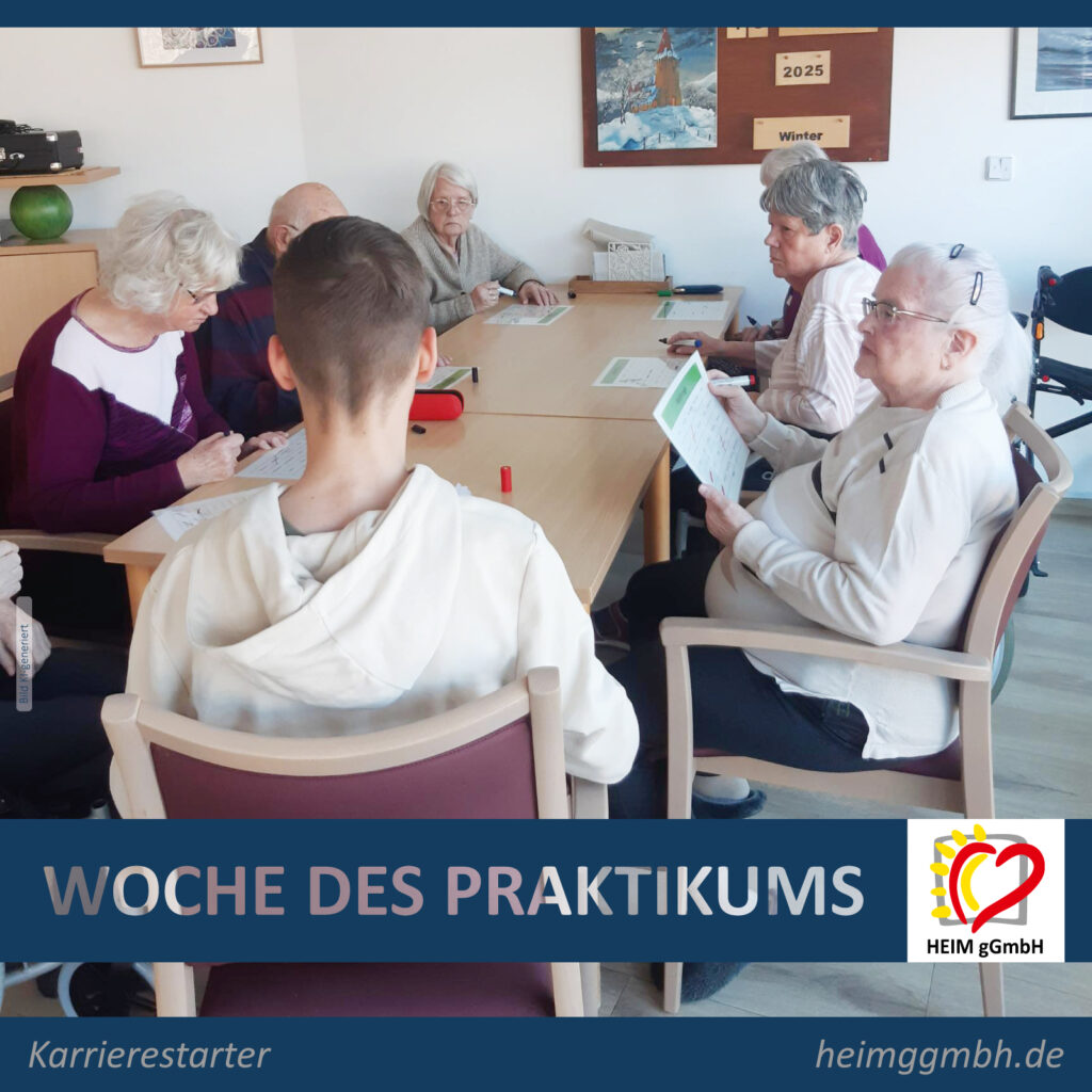 Woche des Praktikums - Die HEIM gGmbH als großer sozialer Träger in Chemnitz bietet regelmäßig Praktika zur Orientierung an.