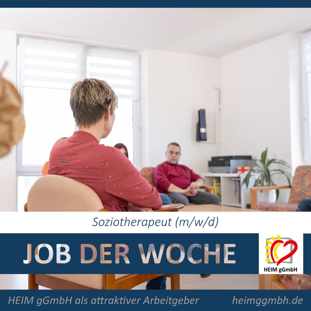 JOB DER WOCHE – Soziotherapeut (w/m/d)
