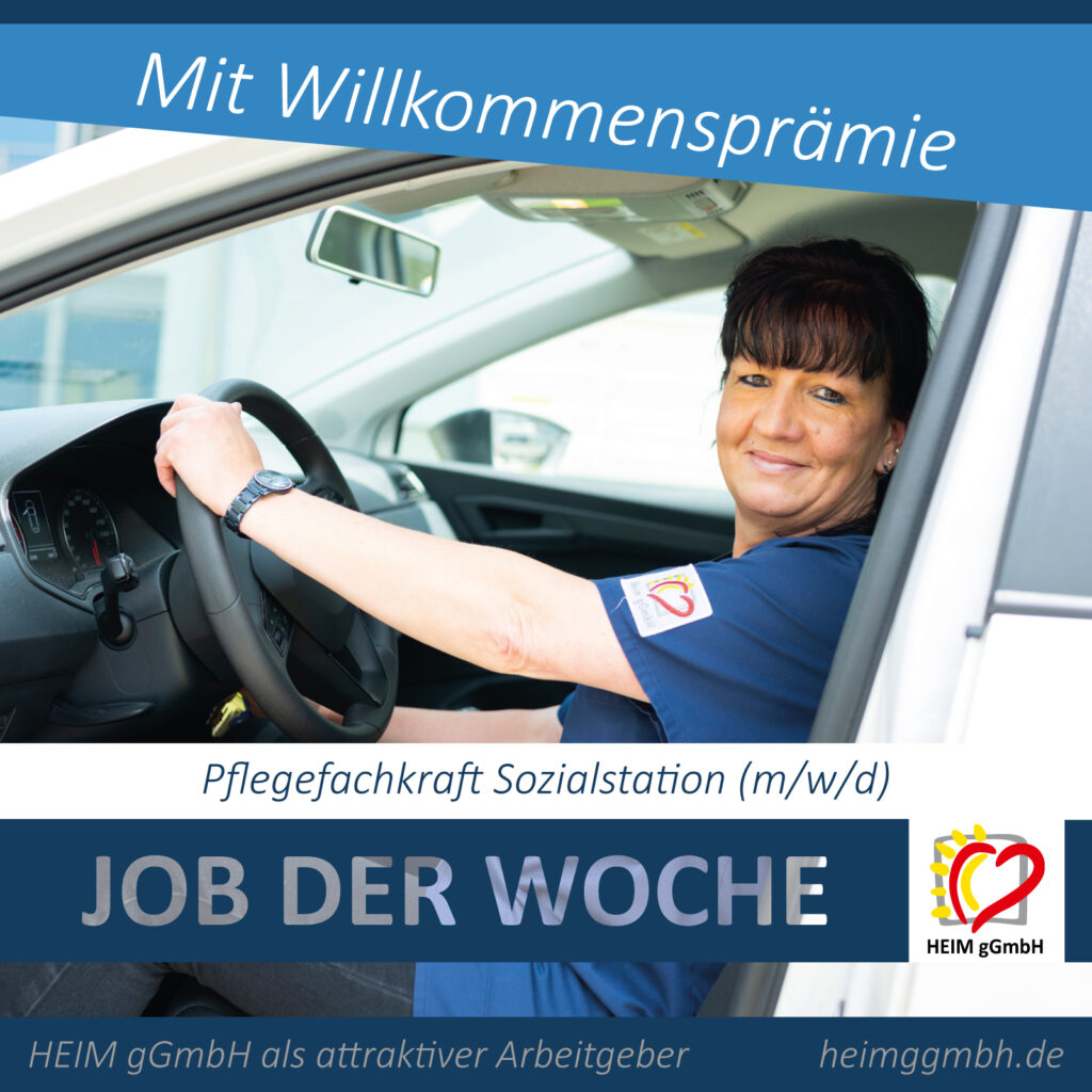 JOB DER WOCHE – Pflegefach­kraft (w/m/d) für die Sozialstation