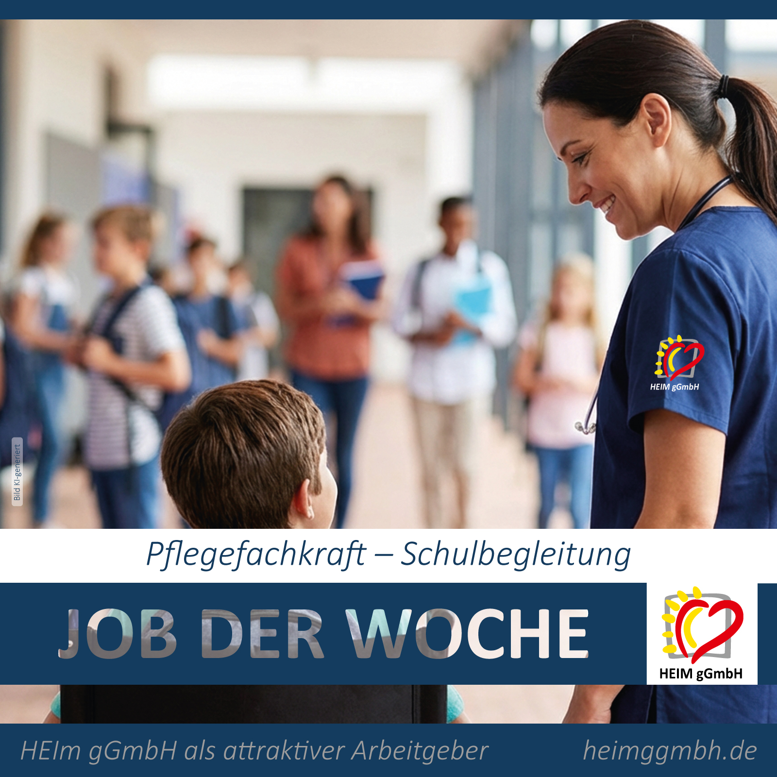 JOB DER WOCHE – Pflegefach­kraft - Schulbegleitung für die ausserklinische Intensivpflege der HEIM gGmbH in Chemnitz