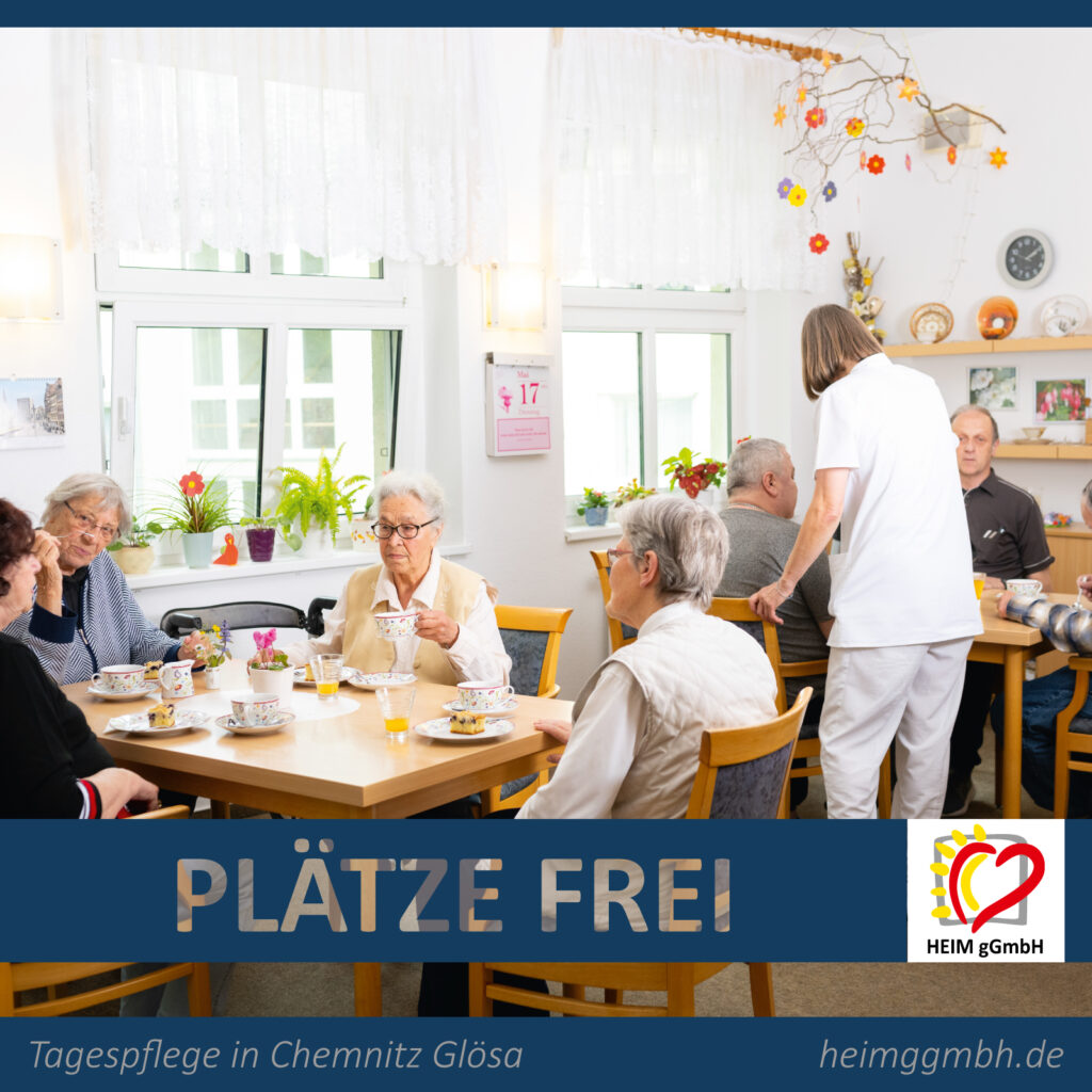 Plätze frei in unserer Tagespflege in Glösa