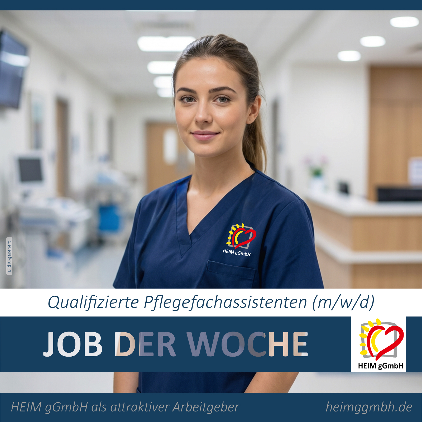 JOB DER WOCHE – Qualifizierte Pflege­fachassistenten (w/m/d) bei der HEIM gGmbH in Chemnitz für unsere Einrichtungen in Altendorf und Harthau
