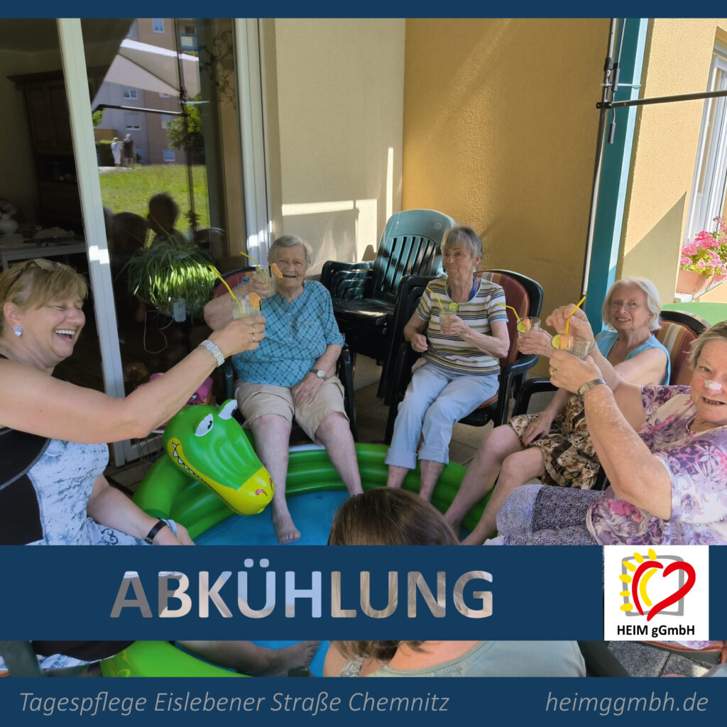 Abkühlung in der Tagespflege