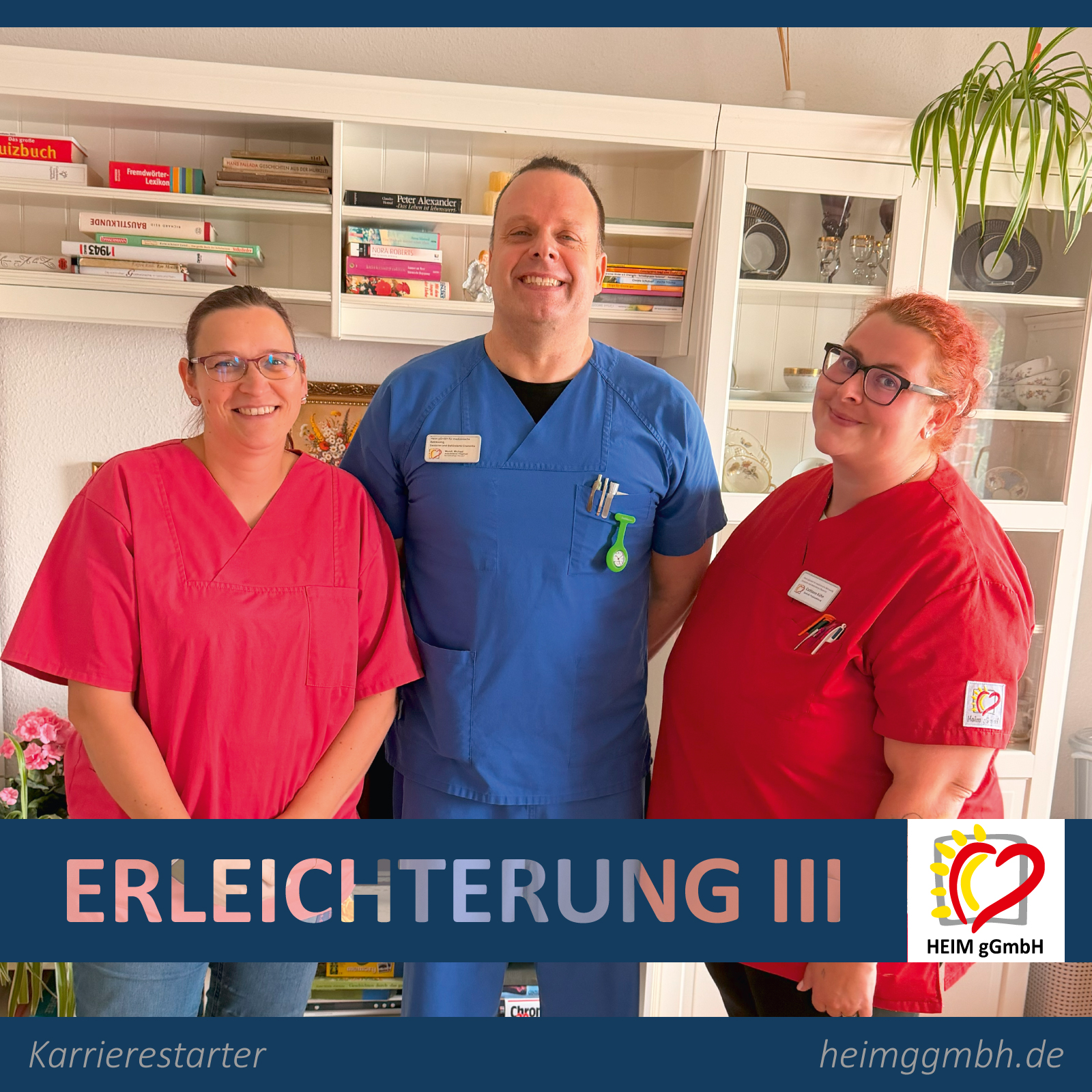 Ausbildung Pflegefachkraft bei der HEIM gemeinnützigen GmbH in Chemnitz - Erleichterung nach den praktischen Prüfungen.