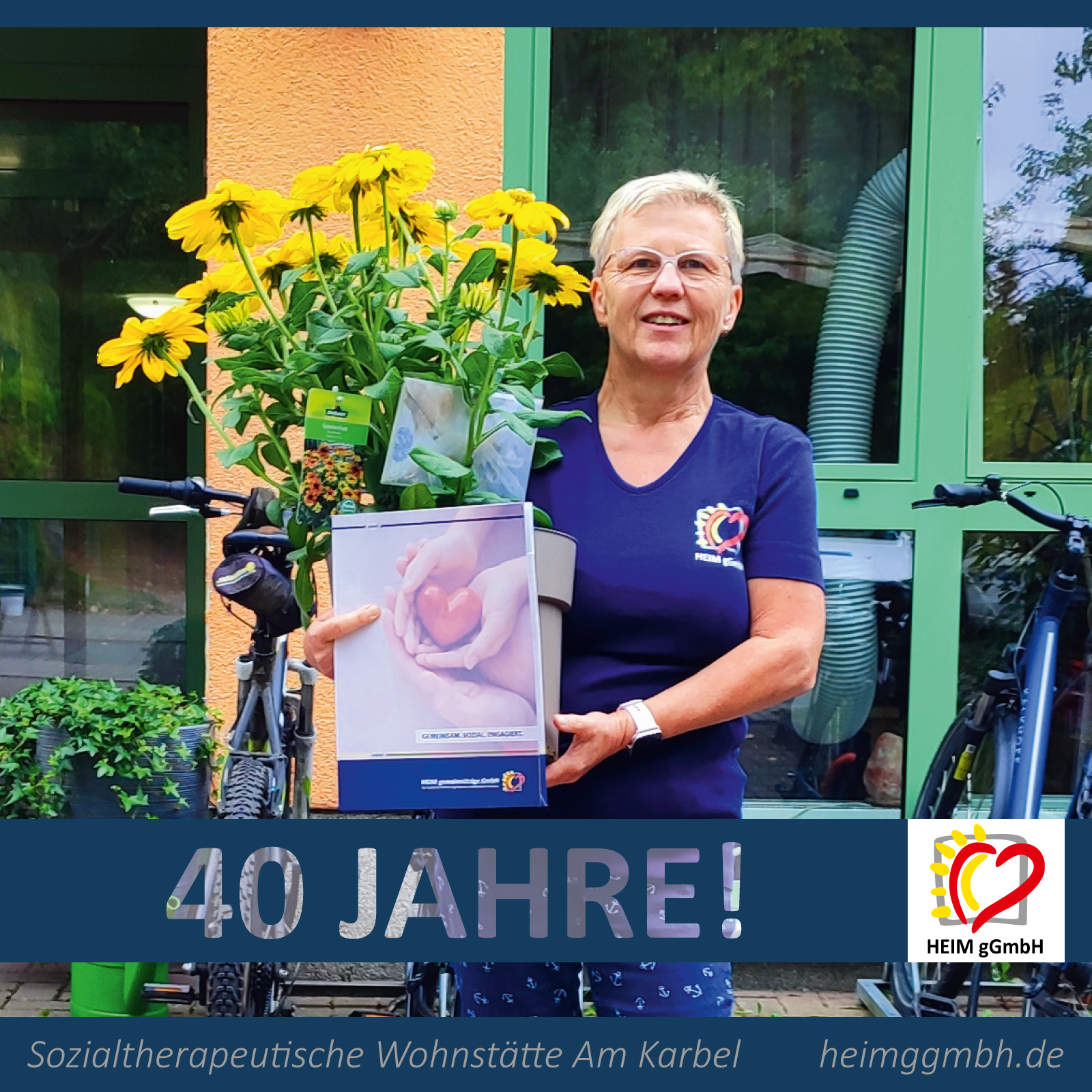 In der Sozialtherapeutischen Wohnstätte Am Karbel in Chemnitz der HEIM gGmbH wurde ein Jubiläum gefeiert - 40 Jahre im Dienst am Menschen.