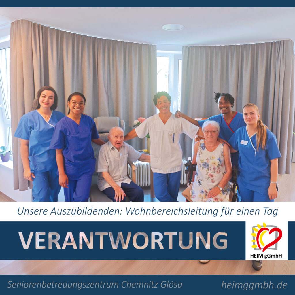 Unsere Auszubildenden: Wohnbereichsleitung für einen Tag