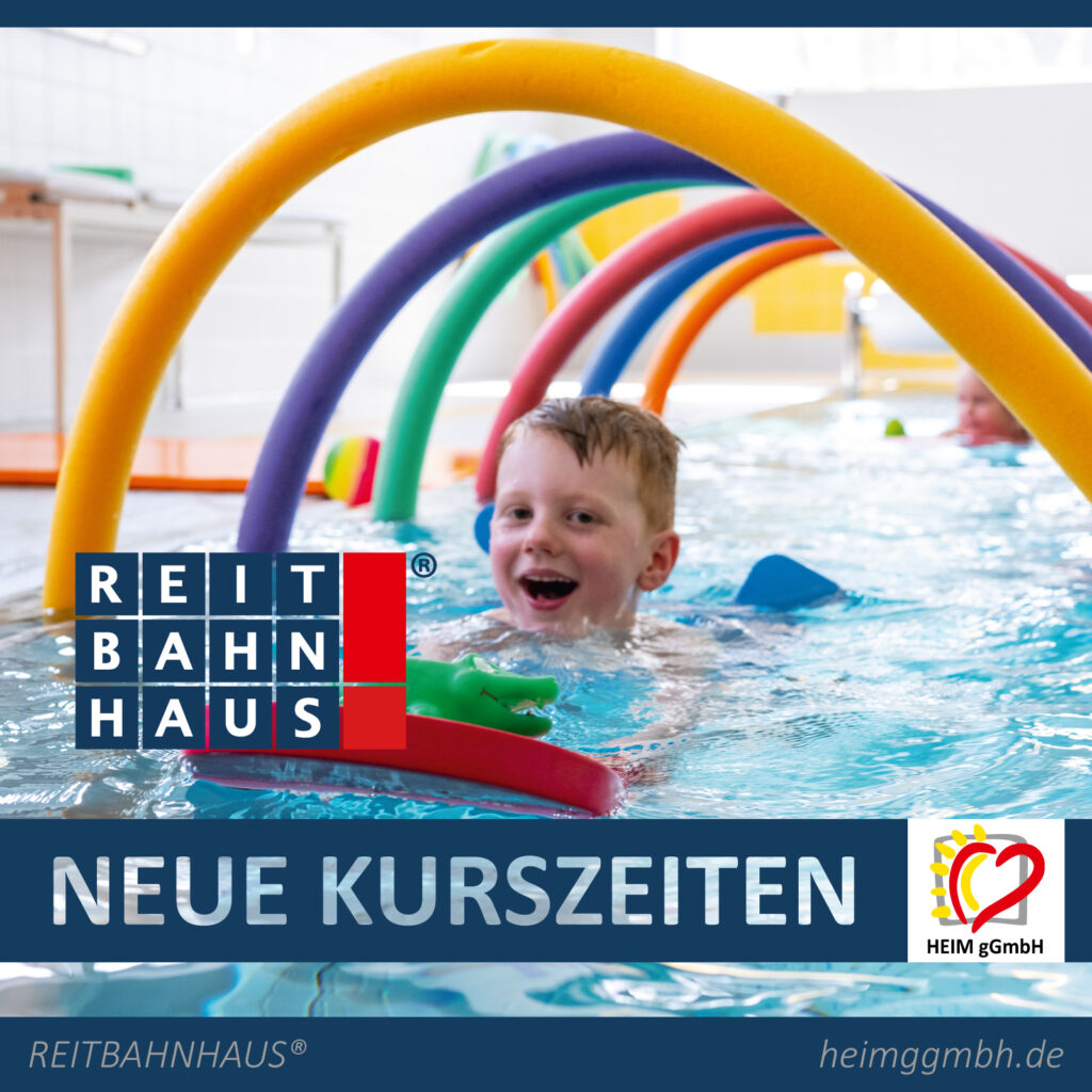 Neue Kurszeiten im REITBAHNHAUS der HEIM gGmbH in Chemnitz - Prävention, Rehabilitation, Physiotherapie. Logopädie, Ergotherapie